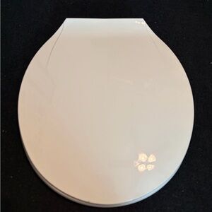 Glacier Bay White Round Toilet Seat Cover 1200BP8-009